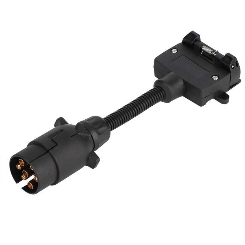 Auto alternador placa alternador EU 7 vías a AU 7 vías plano hoja remolque enchufe adaptador conector camión