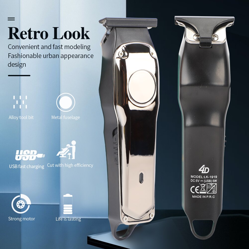 Hair Clipper Barber Trimmer Cut Haircut for Short Men Beard Electric Razor Shaver Machine Convenient