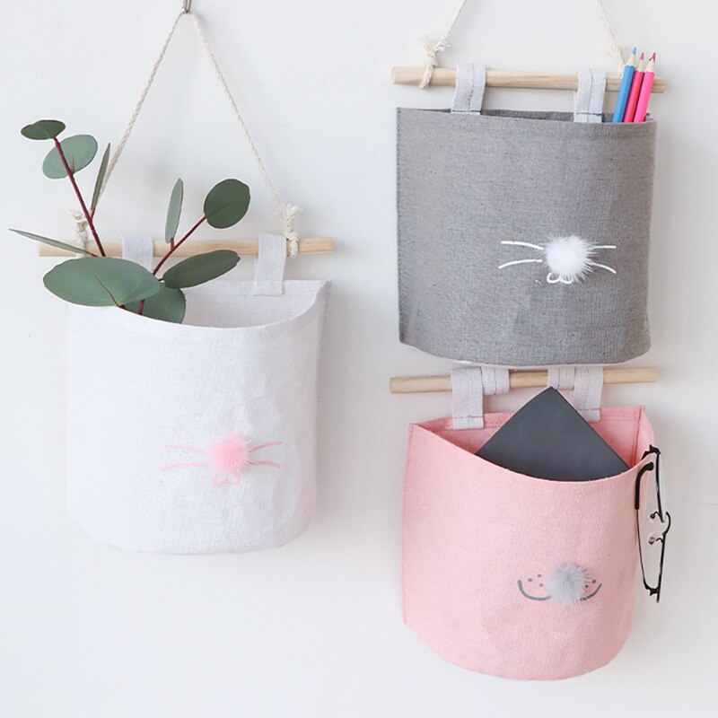 Muur Deur Kast Opknoping Storage Bag Organizer Muur Mount Pouch Diversen Container Tijdschrift Opslag Tassen Zakken Thuis Leveringen.