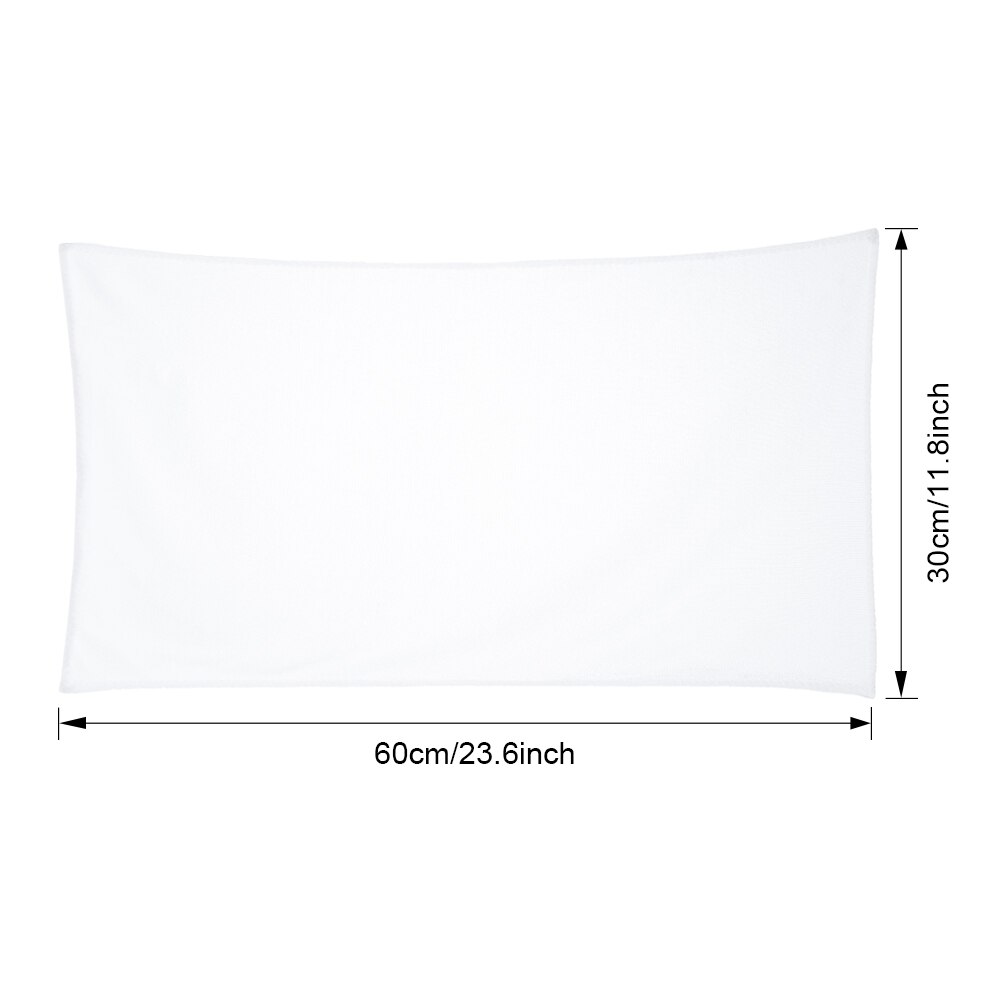 Toalla de baño de Hotel de 30x60cm, toalla facial de tela suave de microfibra blanca, toallas de mano portátiles de rizo