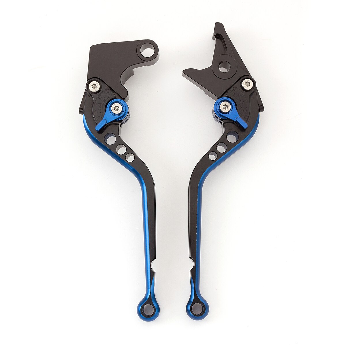 CNC Aluminum Motorcycle Accessories Brake Handle Clutch Lever Handles For Honda Grom 150: Black Blue