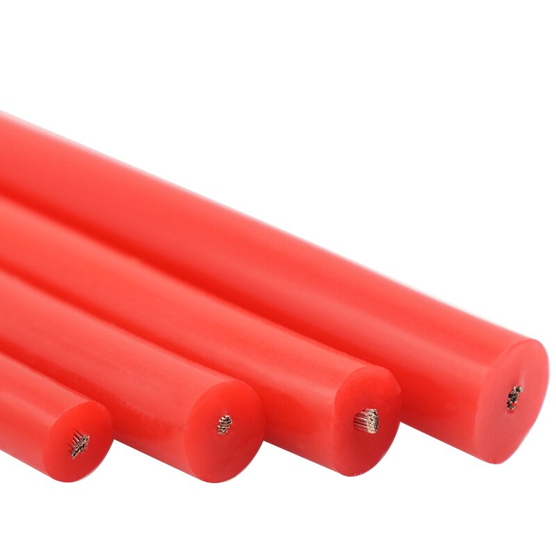 DC High Voltage Wire Soft Silicone Cable 5KV 10KV 15KV 20KV 20/18/17/15/13AWG 1Meter Heat Resistance And Breakdown Resistanc