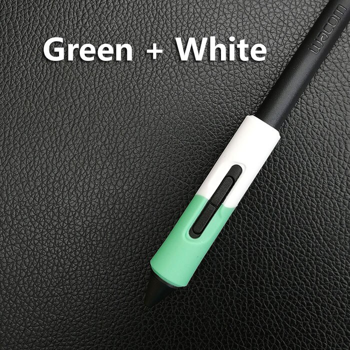 Universal Pen Grip for Wacom Tablets' Pen (LP-171-0K, LP-180-0S , LP-190-2K, LP-1100-4K ). Not include the pen in the picture: Green N White