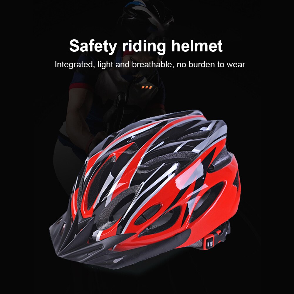 Casco ligero de motocicleta para hombre y mujer, protector de seguridad para bicicleta de carretera, MTB,