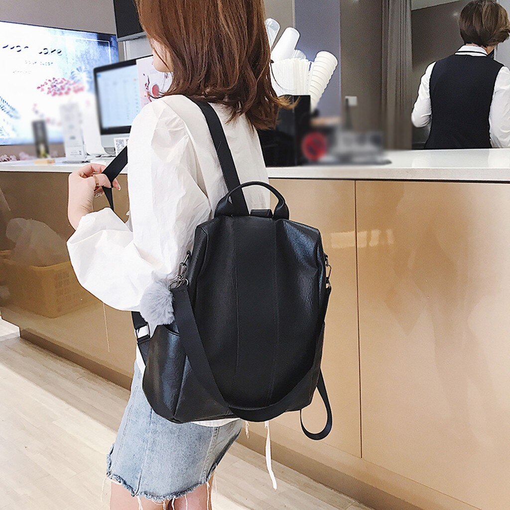 femmes en plein air Simple fermeture éclair contraste couleur sacs d'école pour adolescentes femmes sac à dos sac de voyage directe