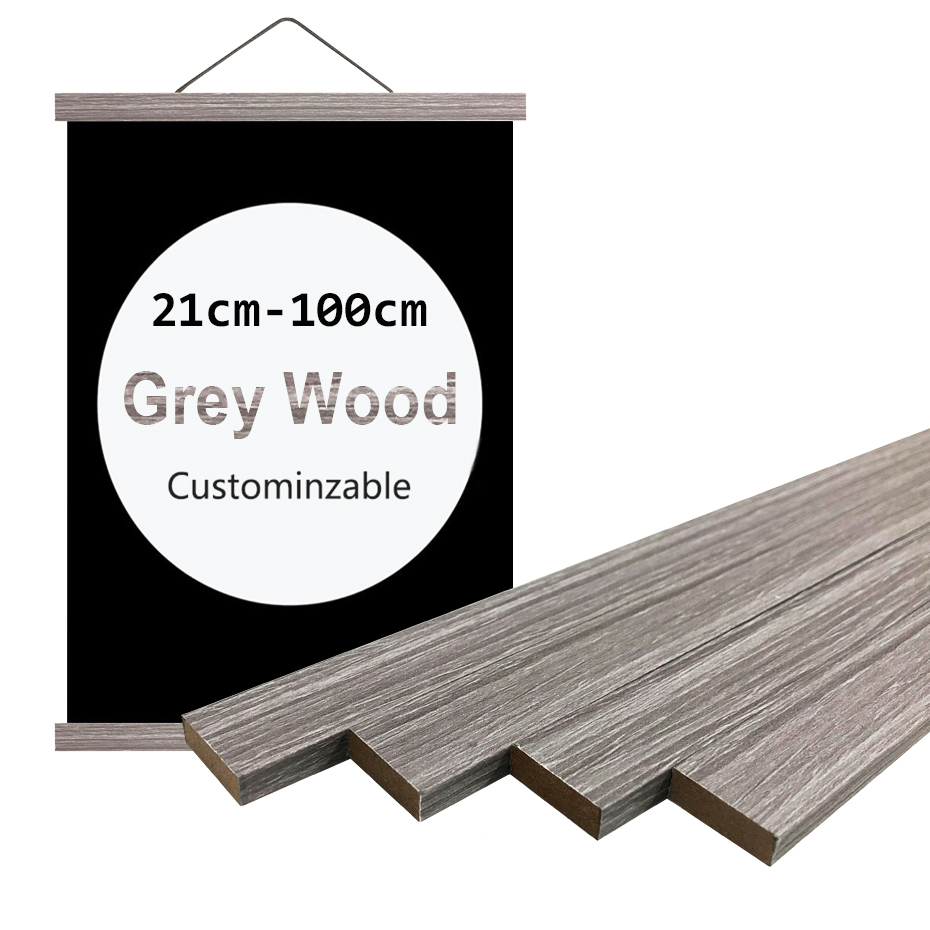 Colgador magnético de madera para pintura, 70 cm de 21-marco de fotos en 7 colores, póster de lona, colgador de arte