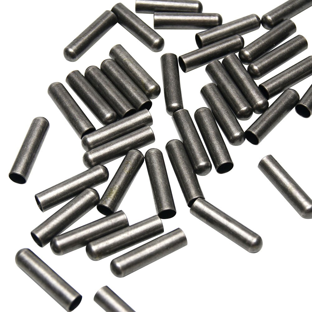 50Stck Schnürsenkel sperren Clips DIY Reparatur Metall Aglets Schnürsenkel Tipps Enden Luxus Dekoration Rostfrei Nahtlose Zubehör