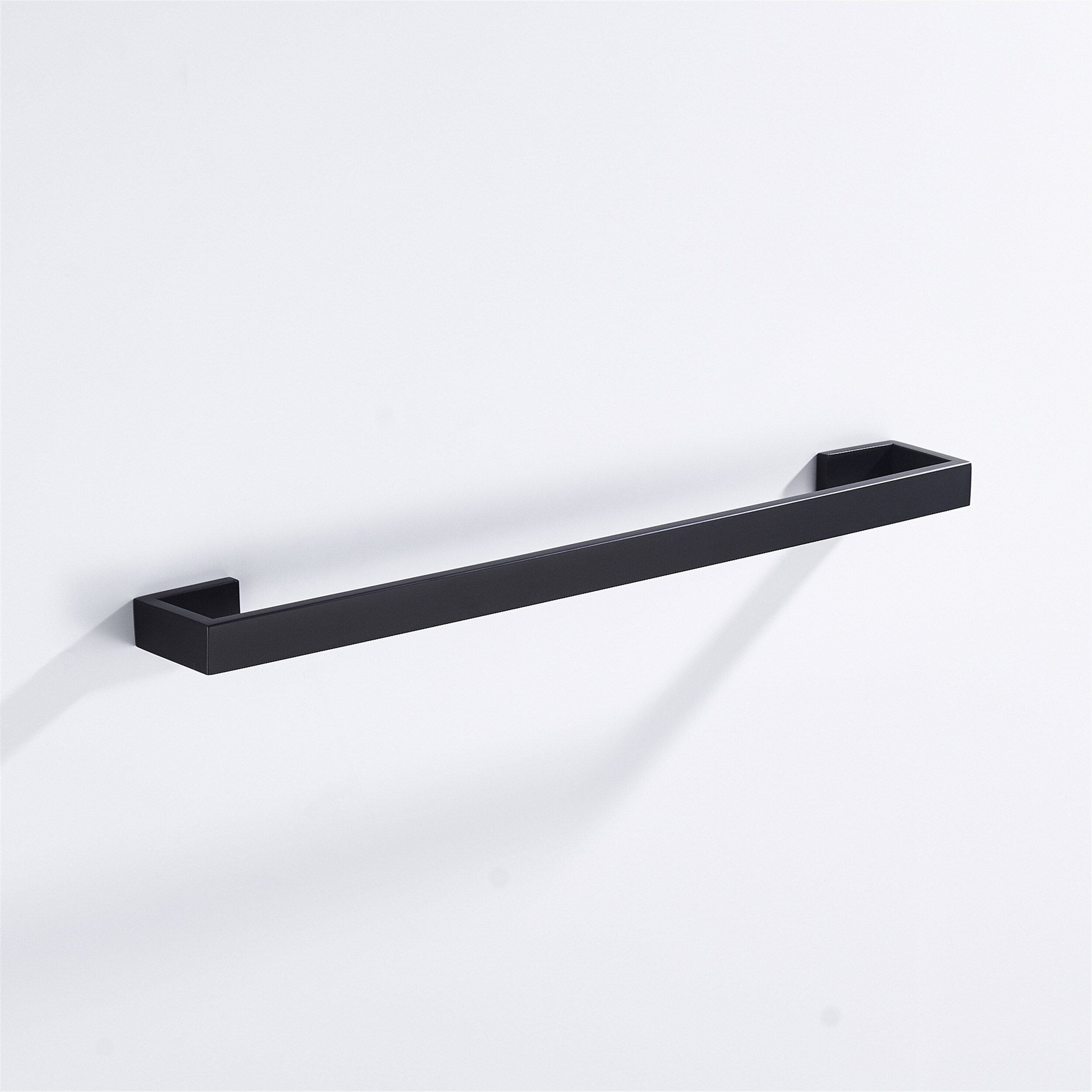 Matte Black 4-Piece Set Bathroom Accessories Stain... – Grandado