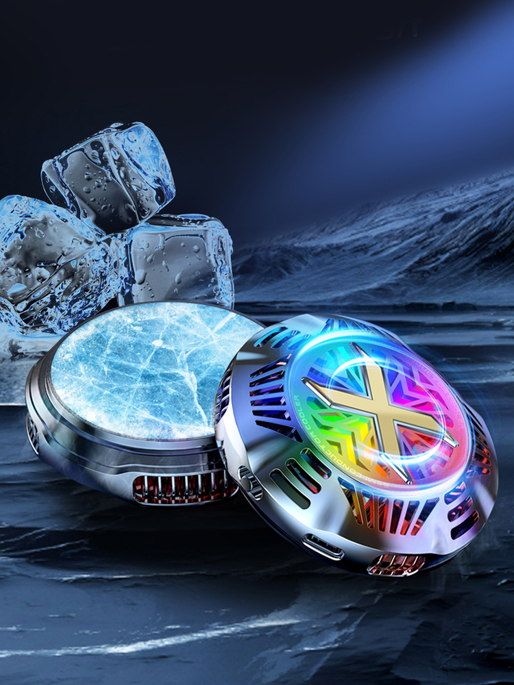 TISHRIC ventola di raffreddamento mobile Smartphone più fresco dissipatore di calore anulare TEC patata fritta di raffreddamento foglio di alluminio conduttivo accessori per telefoni