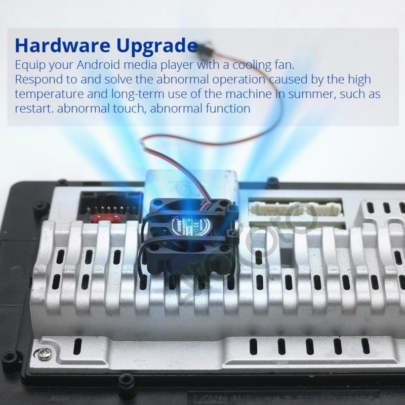 Adaptateur de câble de panneau de montage de tableau de bord USB, ventilateur de refroidissement pour Android, limitation de l'unité principale, autoradio CD, audio stéréo, 4 broches, 6 broches