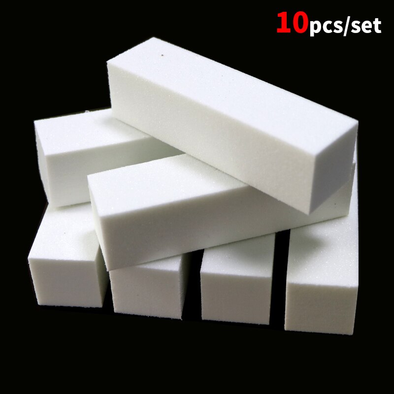Nail File Nail Buffer 100/180 Sandpaper Nails Sanding Blocks Grinding Polishing Pedicure Manicure Care Nail Tools: M340 10pcs