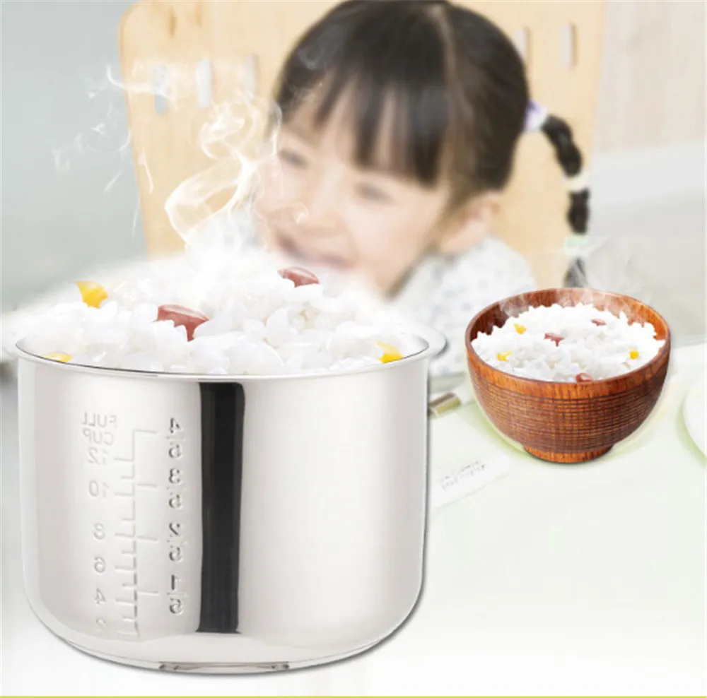 Pressure Cooker 6L Inner Pot Rice Pressure Cooker Liner Stainless Steel Inner Pot Minute Pressure Cooker Liner Rice Cooker Liner
