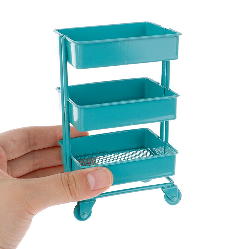 Latest 1:12 Dollhouse Miniature Furniture Shelf Bookshelf With Wheels Storage Display Rack Dollhouse Furniture Accessories