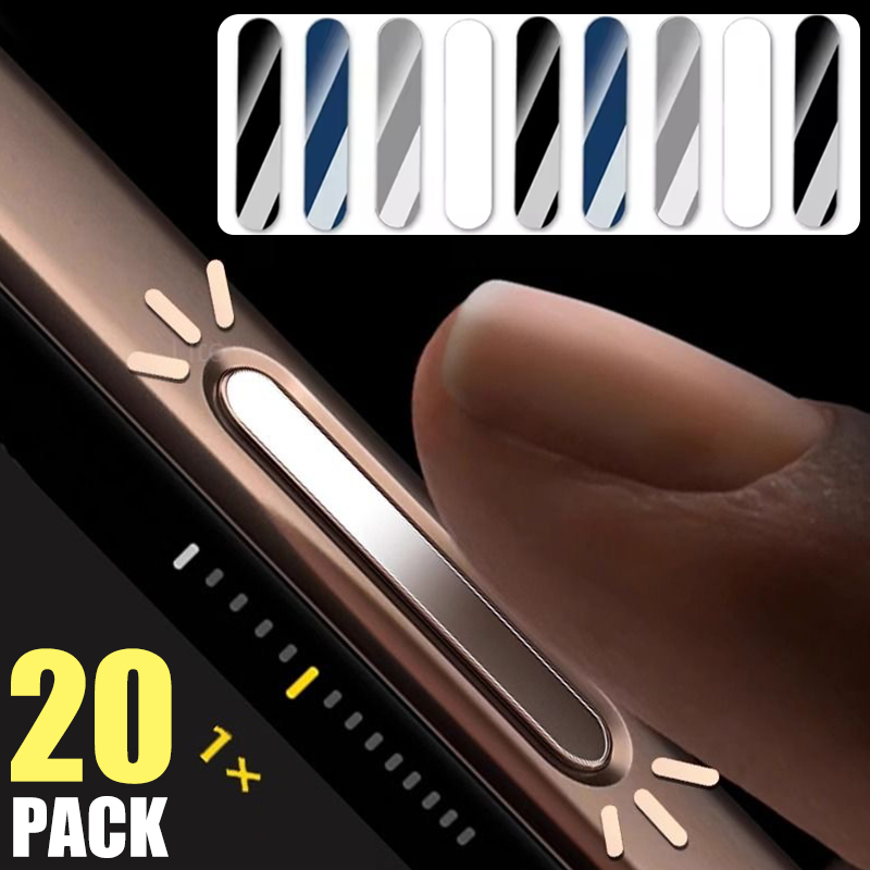 20-1PCS Side Tempered Glass Films For iPhone 16 Pro Max 16Plus Camera Control Button Screen Protector Sticker Anti Scratch Film