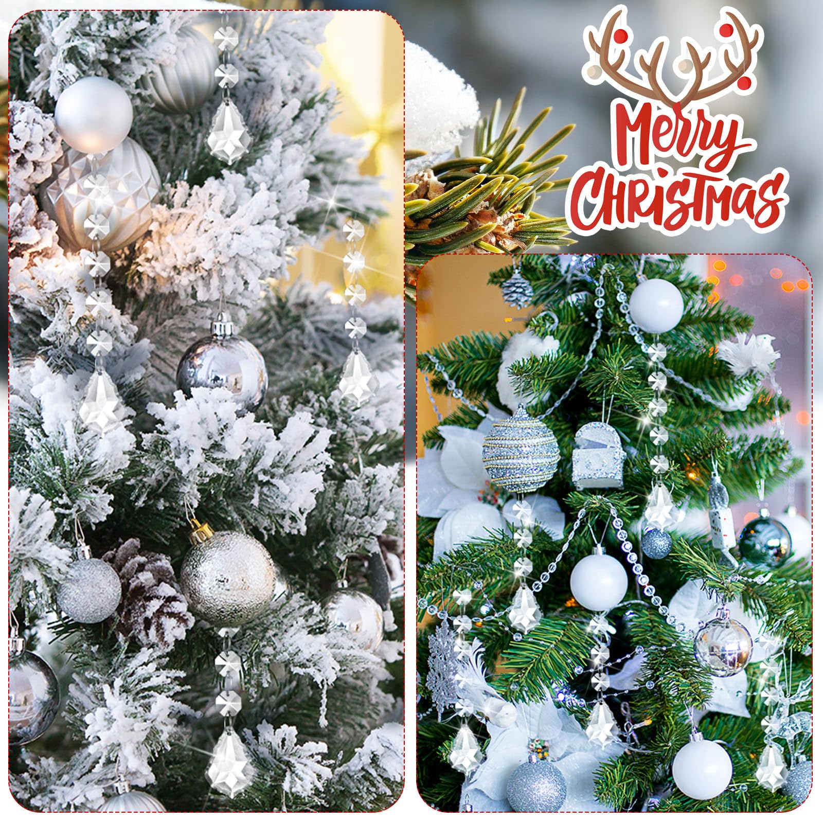 10/20/30 szt. Kryształbyć winnym ozdoby na choinkę, akrylowe kryształki robić zawieszenia na dekoracje centralne, żyrandole