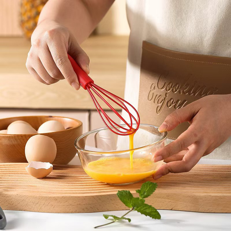 Silikon Eier Schneebesen Tragbare Aufschäumer Haushalt Eier Mixer Milch Getränke Kaffeeaufschäumer Tragbare Küche Werkzeuge Für Schlagen