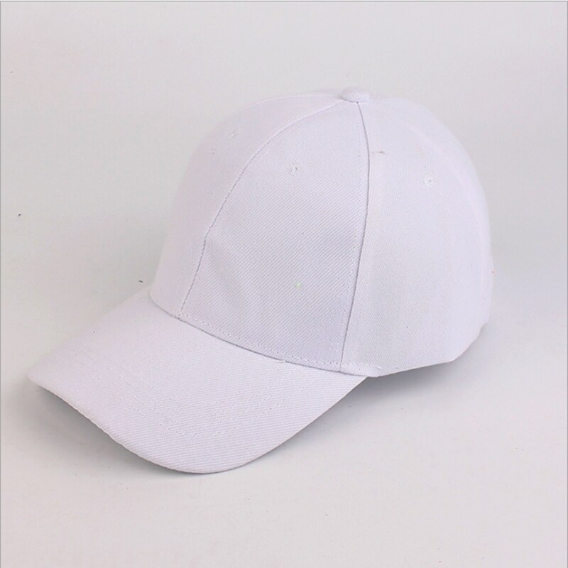 Adjustable Solid Color Shading Hip Hop Unisex Baseball Cap Sun Protection Spring Summer Outdoor Men Dad Hat Snapback