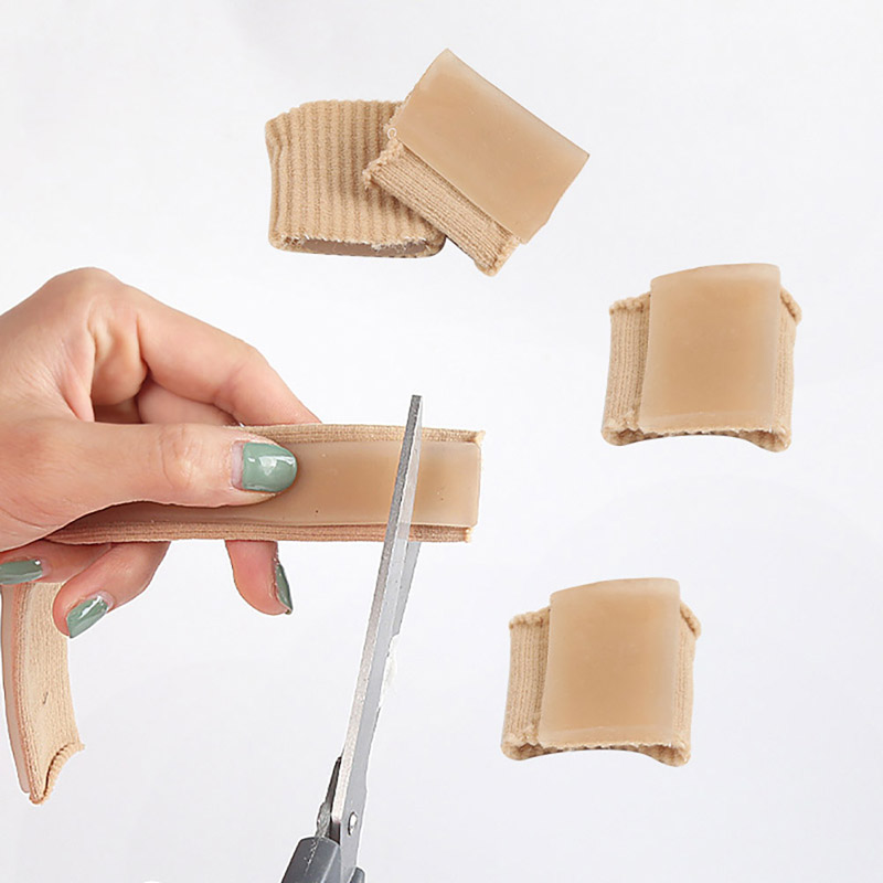 Stof Vinger Teen Protector Separator Buizen Voet Hand Pijnbestrijding Soft Massager Bandage Voetverzorging Gereedschap Eelt Bescherming Gereedschap