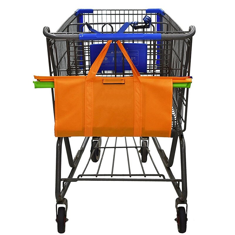 Attra-Yo 4 Stks/set Winkelwagen Trolley Tassen Opvouwbare Herbruikbare Boodschappentas Eco Supermarkt Bag Bolsas