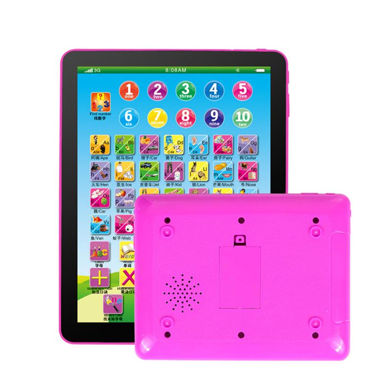 Early Learning Tablet Pad Computer Machine Touch Screen Intelligent Study Device Toy for Kids Children Christmas