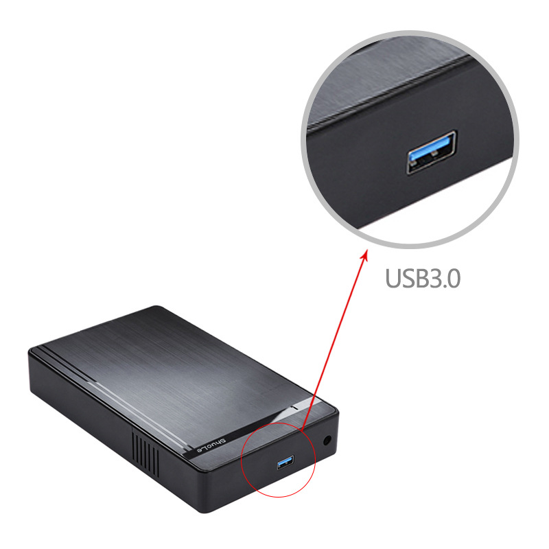 Obudowa dysku twardego 3,5 cala SATA na USB 3.0 adapter 5 Gb/s Zewnętrzny dysk twardy Obudowa szybkiego dysku twardego 2,5" 3,5" SSD robić komputera PC