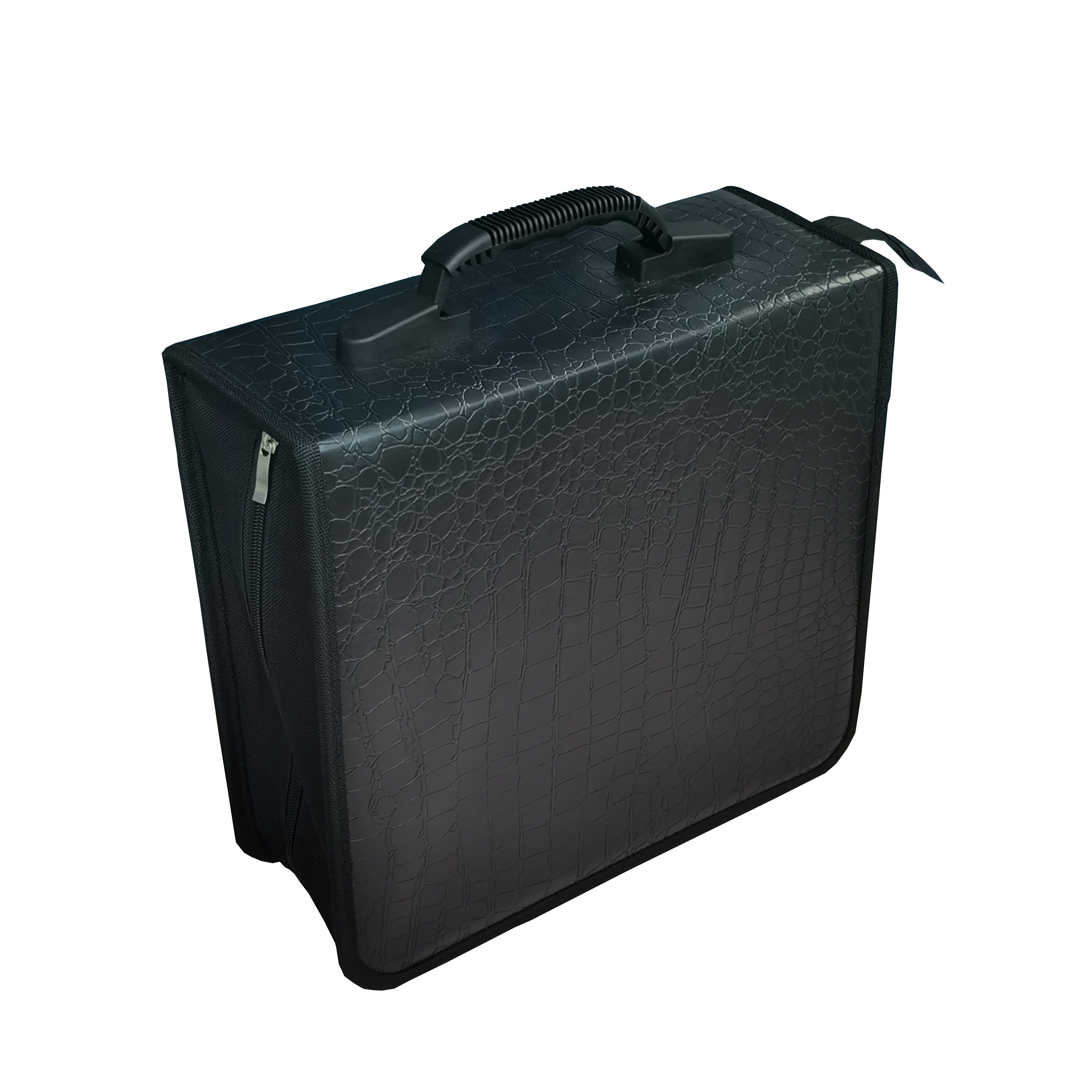 400-Disc Capacity CD Case, Portable Crocodile , Car DVD Storage Bag, Dustproof & Durable, Household Organizer