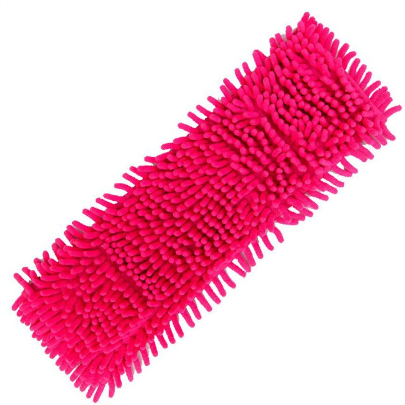 Coral Household Flat Mop Microfiber Dust Cleaning Pad Mop Head Replacement cleaning tools: Red