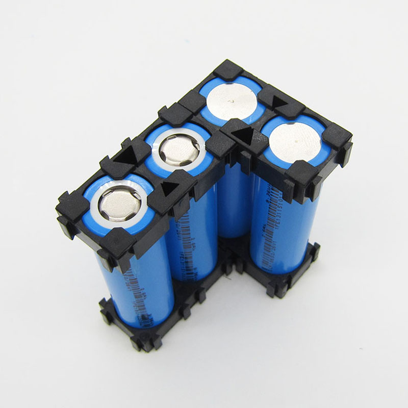 10pcs 18650 Fixed Bracket Lithium Ion Battery Packs DIY Assembly Holder Cylindrical Battery Cells Splicable Support Battery Pack