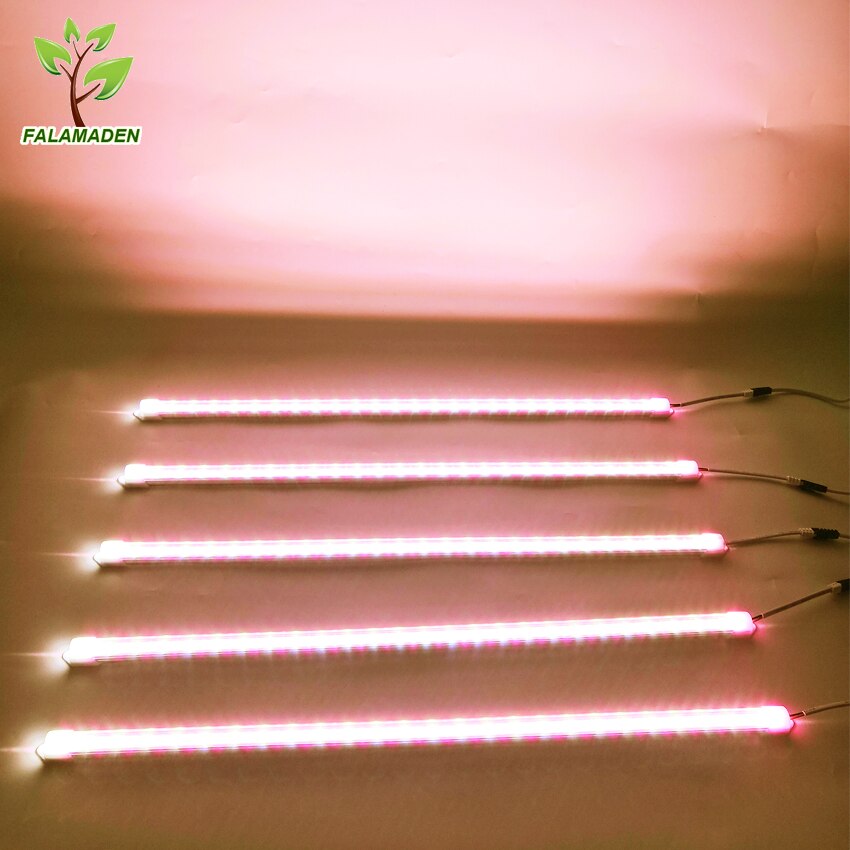 Volledige spectrum + roze LED grow light 12 W 54 cm planten lamp worden gebruikt voor orchidee vetplant zaaien en andere groenten of fruit