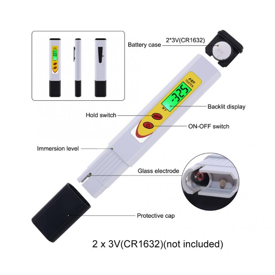 Testeur de de l'eau TDS | Mini stylo Portable, Type ORP mètre testeur de de l'eau, analyseur pour Aquarium piscine