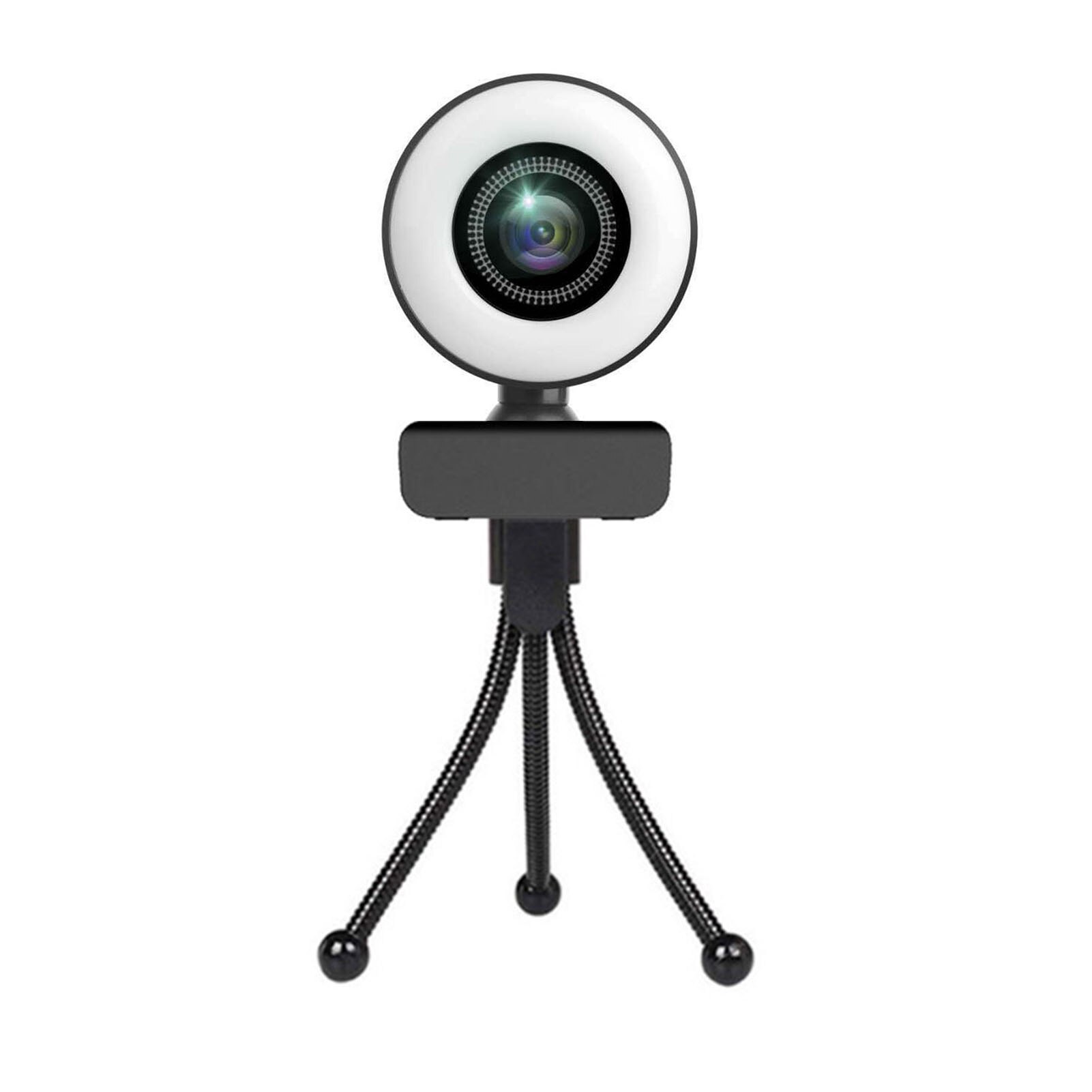 Mini caméra USB 4K 5 millions HD, lumière de remplissage, Webcam HD multifonctionnelle, accessoires pour ordinateur portable, directe