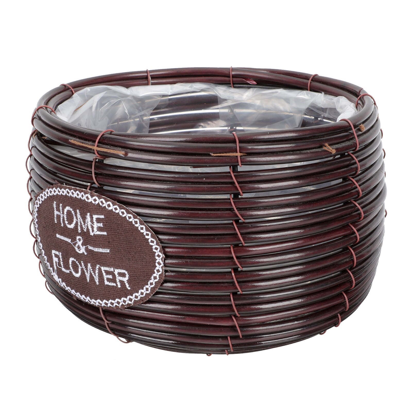 Maceta tejida, cesta creativa para plantar flores, contenedor para arreglos florales: Default Title