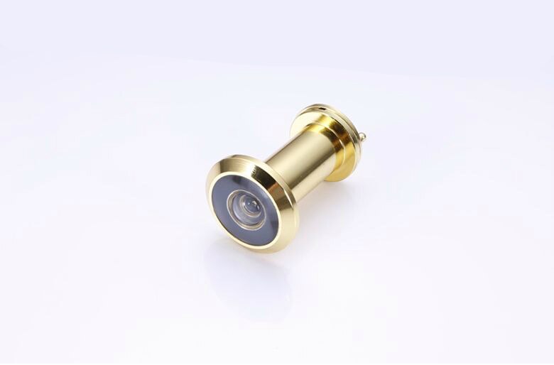 200 Graden Groothoek Kijkgaatje Deur Kijker Deur Spyphole View Verchroomd Voor Meubels Hardware: Gold
