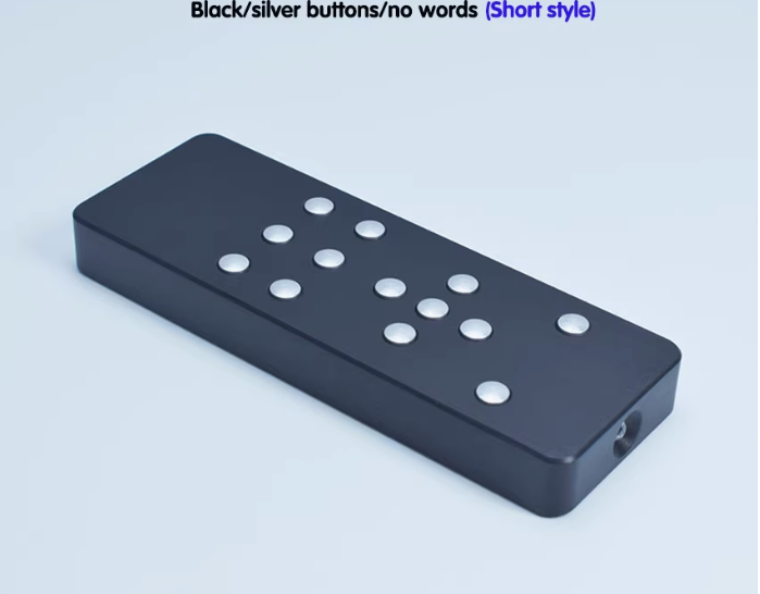 Aluminum Alloy Universal Learning Infrared Remote Control 13 keys for DAC Amplifier CD DVD TV Set-top Box: Yellow