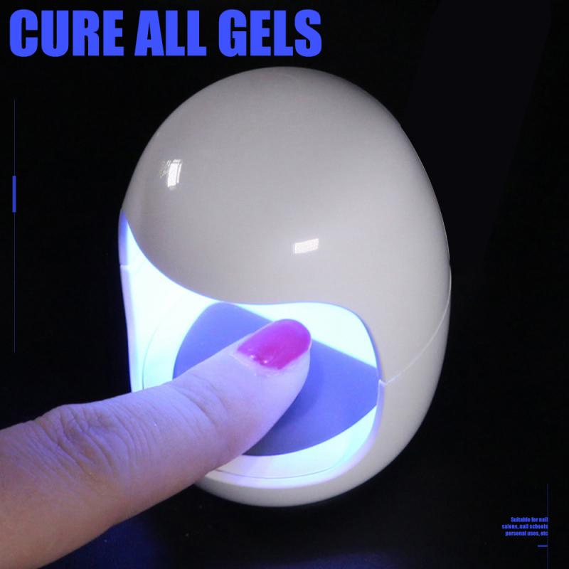 Negletørrer led lys 54w 3w uv lampe gel neglelak tørrer timer negle uv gel lak tørrer hærdende negle kunst værktøjer: 3w