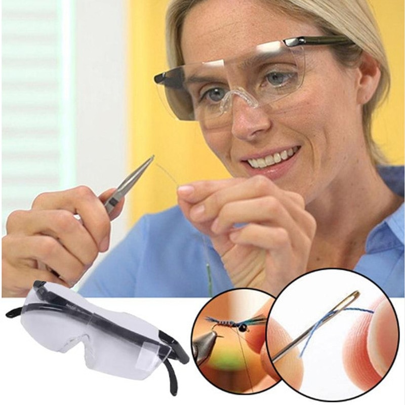 250 graders synsbriller forstørrelsesglas forstørrelsesbriller læsebriller bærbare til forældre presbyopisk forstørrelse