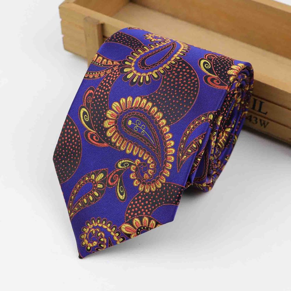 Formele Standaard Size Paisley Stropdas Bruidegom Gentleman Banden Mannen 3.15inch Party Polyester Gravata Slanke Pijl 8cm Zijde tie: 5