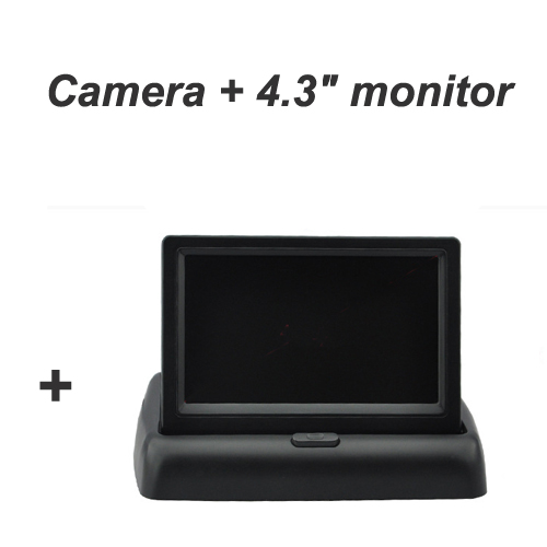 Rear Rearview Wireless Camera vehicle Parking Assistance Monitor For HONDA CRV CR V Fit Crosstour Odyssey: Camera and monitor 2