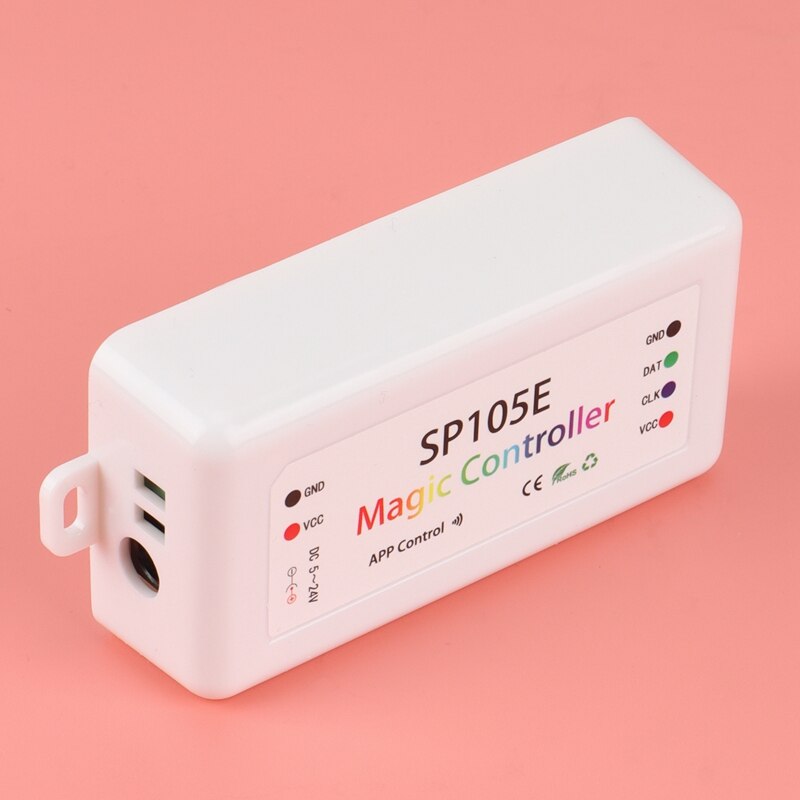 SP105E Light Strip Bluetooth Controller Mobile Phone Smart Bluetooth Magic Color Controller LED Full Color Controller