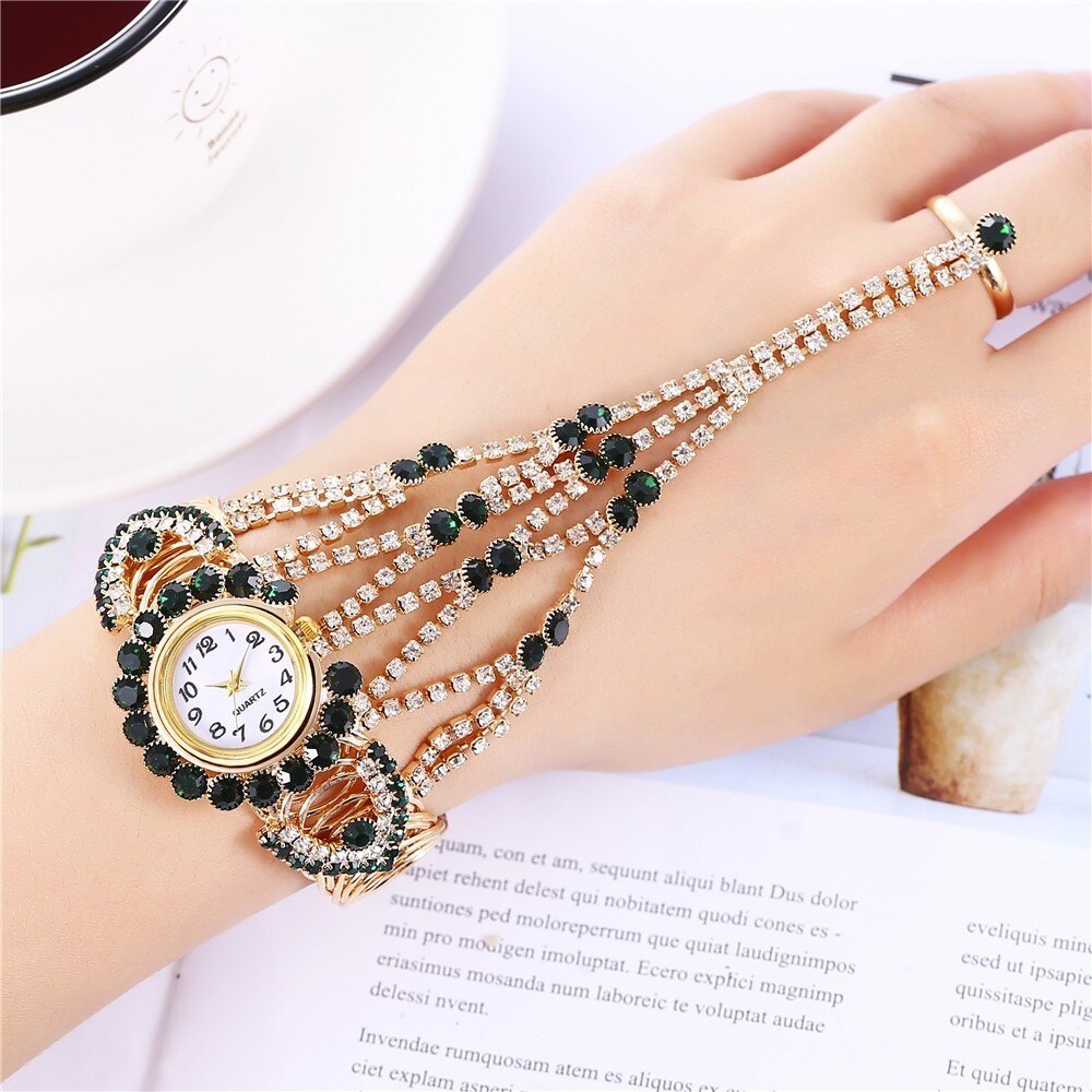 Top Luxus Uhr Strass Armband Uhr Frauen Uhren Damen Armbanduhr Relogio Feminino Reloj Mujer Montre Femme