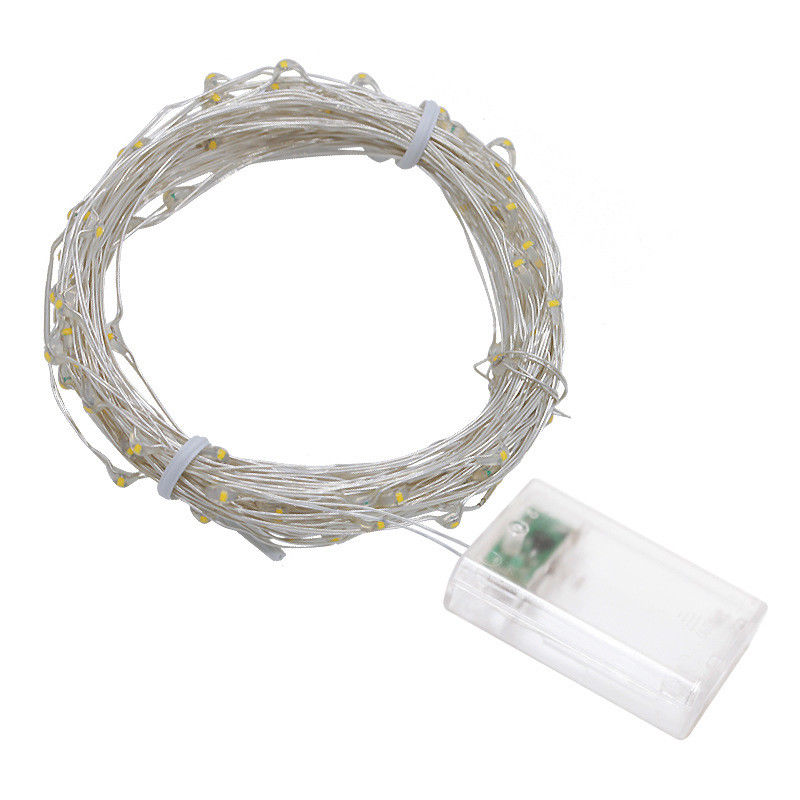 2/3/5 m led-snoeren koperdraad kerst bruiloft feest huisdecoratie led-striplamp lichtslingers aa op batterijen