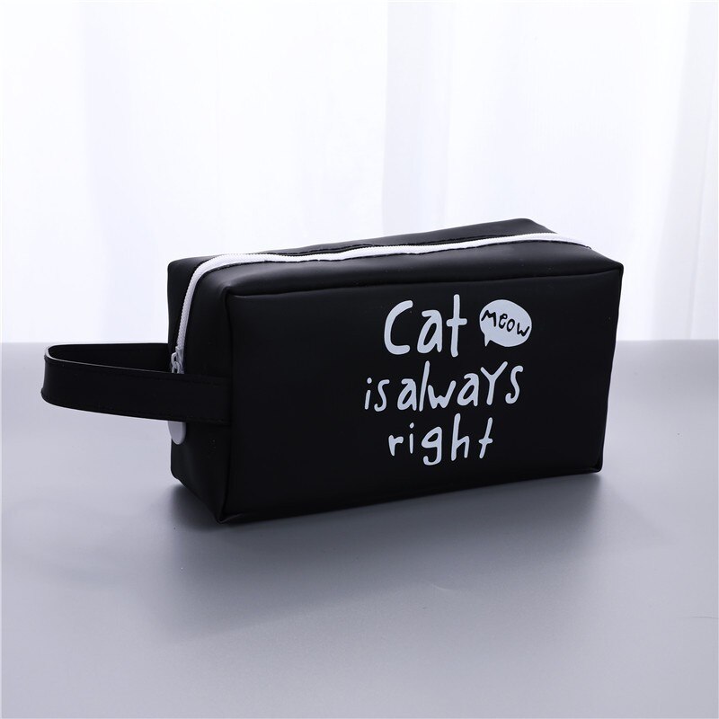 Estuche para lápices de dibujos animados, estuche escolar de gran capacidad, estuches para gatos, material estacionario para oficina y escuela, 04892: 04892-3