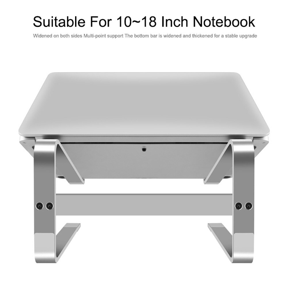 Portable Laptop Stand Holder Notebook Stand Aluminum Alloy Cooling Bracket Desktop Support For Macbook Air