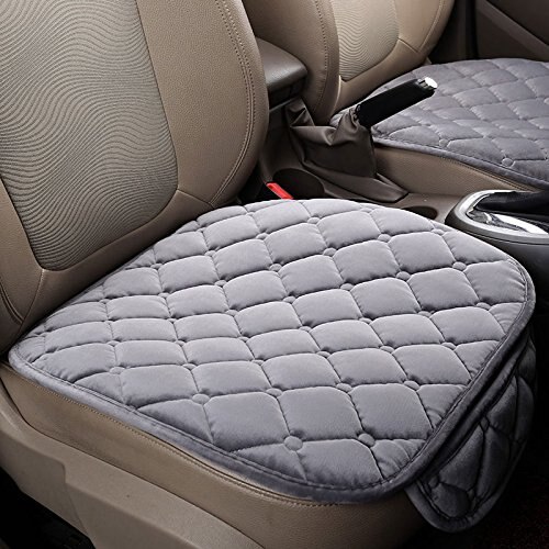 Solid Universal Soft Car Seat Cushion Padded Massage Van Vehicle Interior Protector: Grey
