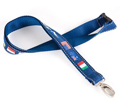 Nuovo Boeeing/Jeppesen Internazionale Universale Del Mondo di Bandiera Nazionale Cordino, multi-colore fionda per volo equipaggio di Cassa di Carta ID: Jeppesen Lanyard