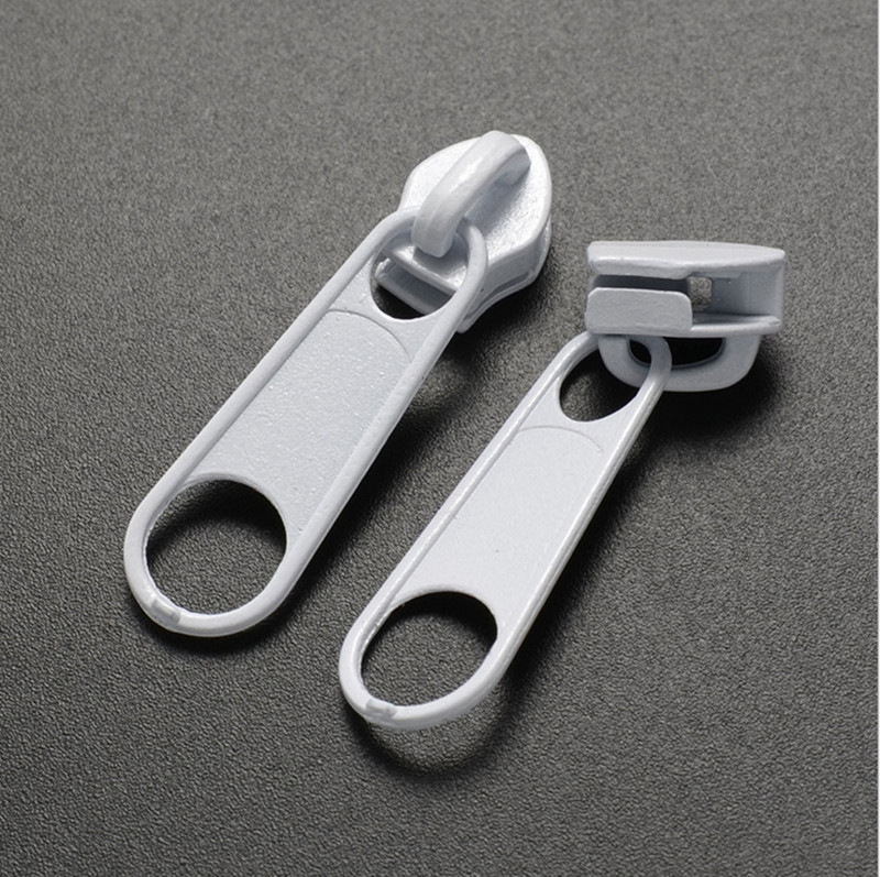 Alipress-deslizadores de cremallera de Metal, cabeza de cremallera para coser, herramientas de sastre, 24 colores, , 100 unids/lote, 3 #