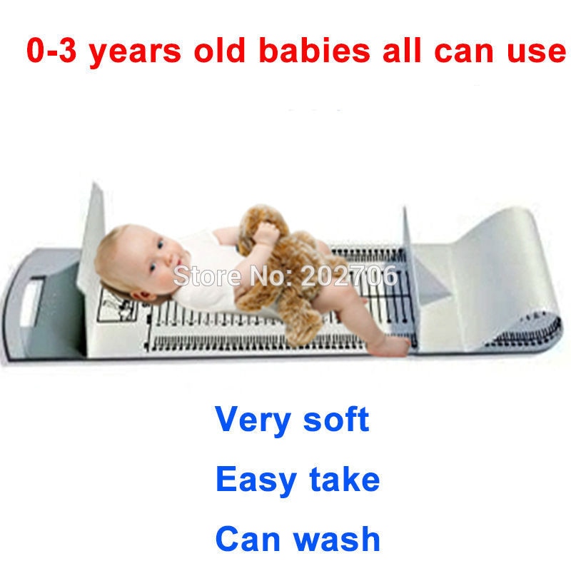 Måleunderlag for spedbarn baby kroppsmåler meter baby growth linjal baby body målebånd