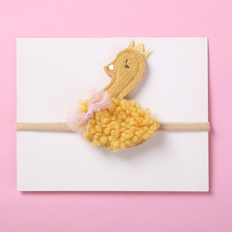 Niños sombreros bebé diadema de nailon Super suave diadema de flores para bebés accesorios para bebé accesorios de bebé niña: 5