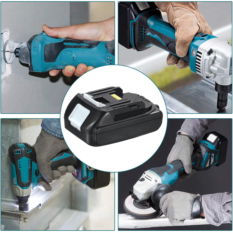 BL1830 18V 3.0Ah Lithium-ion Rechargeable Battery Compatible with Makita BL1815 BL1830 BL1840 BL1850 BL1860 LXT400 Power Tools