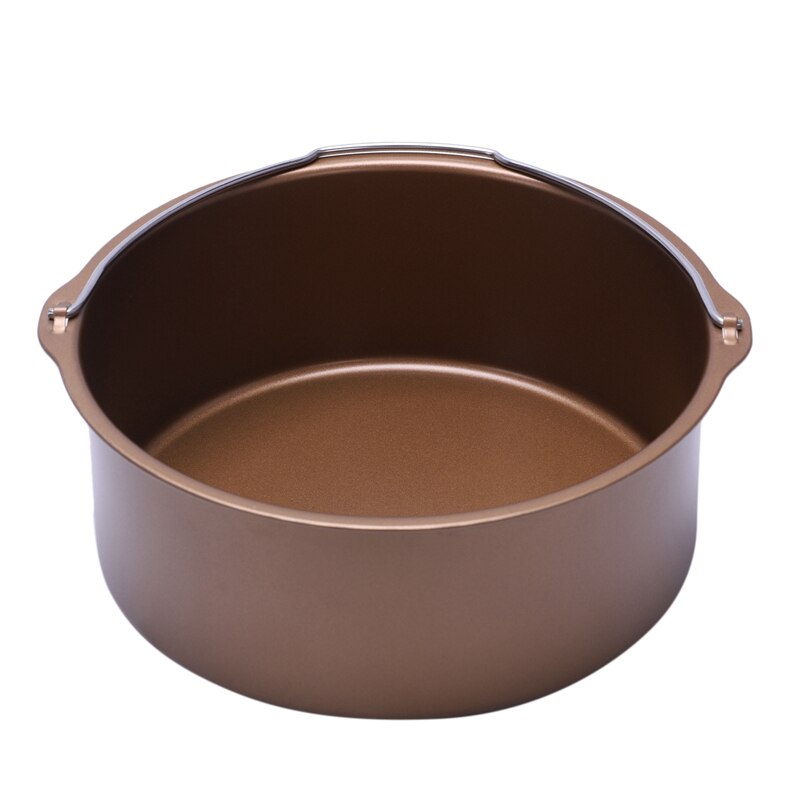 1pcs Air Fryer Non-Stick Baking Barrel Cake Pan-Power Air Fryer Baking Barrel